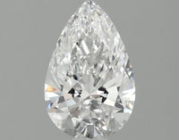 Elegant 0.97 CT Pear Shape D Color SI1 Clarity Lab Grown Diamond For the Soft Days