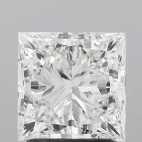 Perfect 2.00 CT Princess Shape D Color VS1 Clarity Lab Grown Diamond For Bright Pause