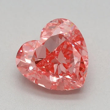 Great Of 0.74 CT Heart Shape Fancy Vivid Pink Color VS1 Clarity Moissanite Diamond For Someone Special