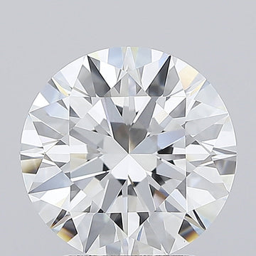 Trendy 3.01 CT Round Shape E Color VVS2 Clarity Lab Grown Diamond For Deep Love