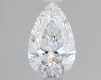High Quality 0.97 CT Pear Shape D Color SI1 Clarity Lab Grown Diamond For the Bright Echo