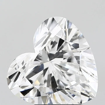 Zoom in Shiny Of 4.37 CT Heart Shape D Color VS1 Clarity Moissanite Diamond For Warm Echo
