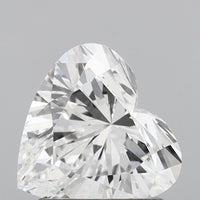 Latest Heart Shape 1.09 CT E Color VS1 Clarity Lab grown Diamond For Custom Ring