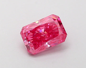 Perfect Fancy Vivid Pink Color VS1 Clarity 1.01 CT Radiant Shape Lab grown Diamond For Cocktail Ring