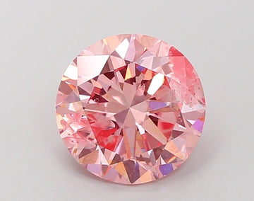 Premium 2.57 CT Round Shape Fancy Intense Pink Color SI2 Clarity Moissanite Diamond For Anniversary Ring