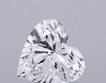 Shiny 1.05 CT Heart Shape D Color VS1 Clarity Lab grown Diamond For Party Ring