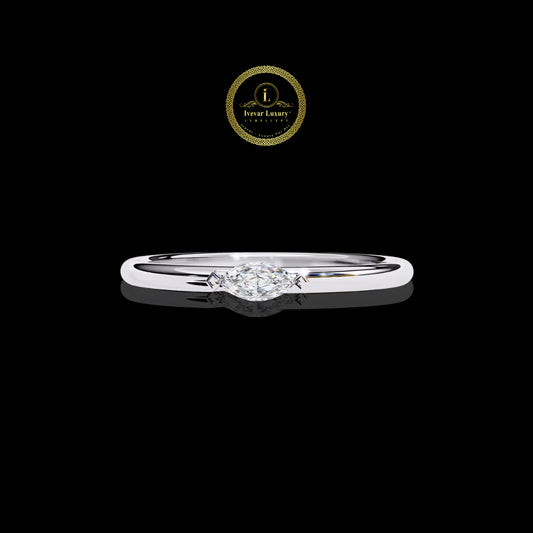 Iced Out Majesty Moissanite Diamond Wedding Band in Sterling Silver By Ivevar
