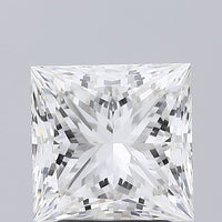 Sustainable 3.06 CT Princess Shape H Color VVS2 Clarity Moissanite Diamond For Cocktail Ring