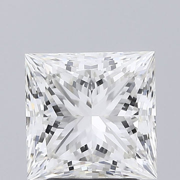 Sustainable 3.06 CT Princess Shape H Color VVS2 Clarity Moissanite Diamond For Cocktail Ring