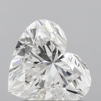 Perfect Heart Shape 1.08 CT E Color VS1 Clarity Lab grown Diamond For Anniversary Ring