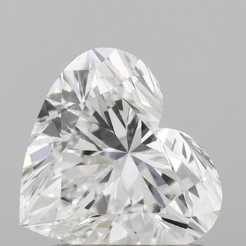 Perfect Heart Shape 1.08 CT E Color VS1 Clarity Lab grown Diamond For Anniversary Ring