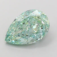 Shiny 2.23 CT Antique Shape Fancy Vivid Green Color VS1 Clarity Lab Grown Diamond For Werdding Ring