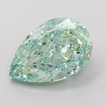 Shiny 2.23 CT Antique Shape Fancy Vivid Green Color VS1 Clarity Lab Grown Diamond For Werdding Ring