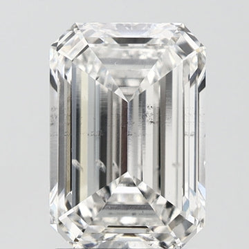 Fine G Color SI1 Clarity 2.34 CT Emerald Shape Moissanite Diamond For Cocktail Ring