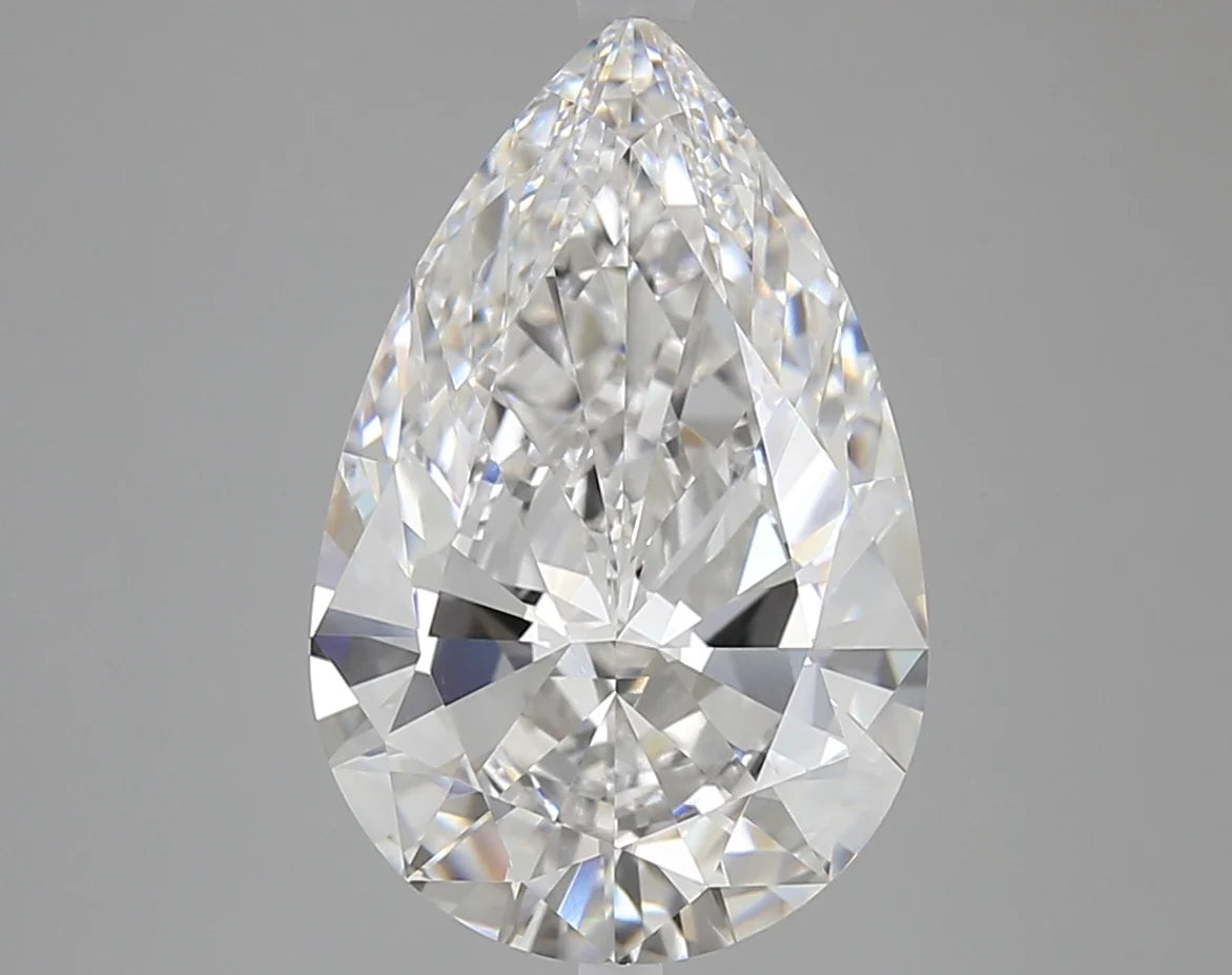 Classic 5.00 CT Pear Shape D Color VVS1 Clarity Moissanite Diamond For Warm Dusk