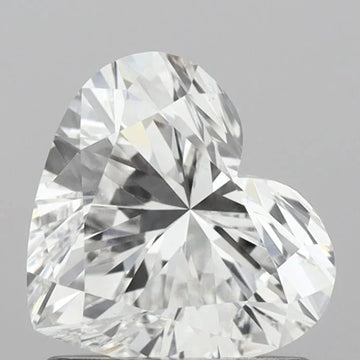 Bright VS1 Clarity 1.06 CT E Color Heart Shape Moissanite  Diamond For Occasion Ring