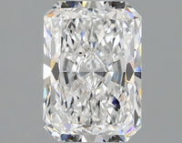 Gift 1.33 CT Radiant Shape D Color SI1 Clarity Lab grown Diamond For First Light