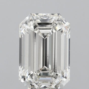 Timeless VS2 Clarity 2.02 CT Emerald Shape G Color Moissanite Diamond For Custom Ring