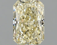 Unique One 1.08 CT Radiant Shape Fancy Light Yellow Color VVS2 Clarity Lab Grown Diamond For Quiet Rain
