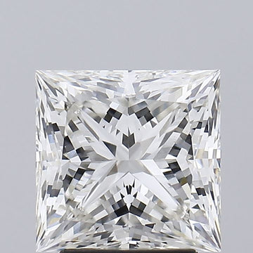 Top Quality 3.07 CT Princess Shape H Color VVS2 Clarity Moissanite Diamond For Custom Ring