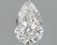 Luxury 1.00 CT Pear Shape D Color SI1 Clarity Lab Grown Diamond For the Warm Shadows