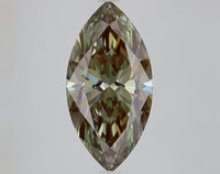 Hot Selling 3.84 CT Marquise Shape Fancy Intense Green Color VVS2 Clarity Moissanite Diamond For Custom Ring