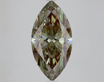 Hot Selling 3.84 CT Marquise Shape Fancy Intense Green Color VVS2 Clarity Moissanite Diamond For Custom Ring