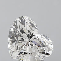 Timeless 3.09 CT Heart Shape E Color SI1 Clarity Moissanite Diamond For Birthday Ring