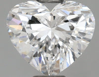 Elegant VS1 Clarity 1.06 CT Heart Shape D Color Lab grown Diamond For Wedding Ring