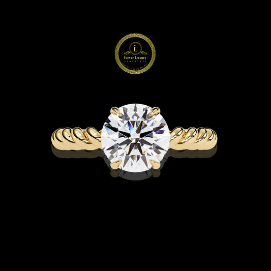 Haute Frost Collection Designer Lab Grown Diamond Band by Ivevar