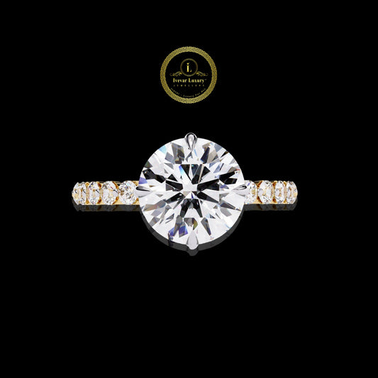 Runway Ready Bling High Lab Grown Diamond Wedding Ring