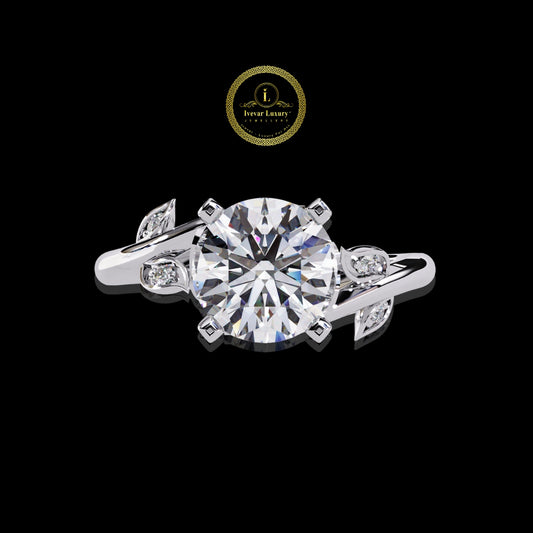Crystalized Premium Iced Out Moissanite Diamond Wedding Ring