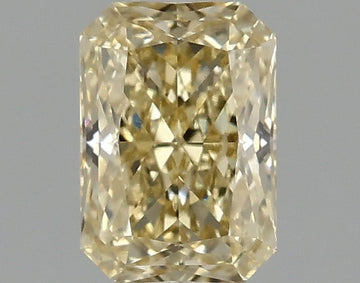 Bright One 1.10 CT Radiant Shape Fancy Yellow Color VVS2 Clarity Lab Grown Diamond For Silent Flame
