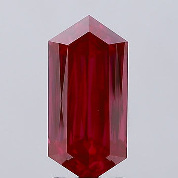 Sparkling 3.46 CT Antique Shape Fancy Vivid Red Color VS1 Clarity Moissanite Diamond For Anniversary Ring