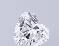 Sparkling D Color VVS2 Clarity 1.01 CT Heart Shape Moissanite Diamond For her Ring