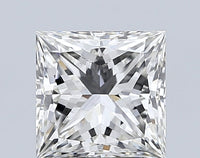 Luxurious 3.26 CT Princess Shape H Color VS1 Clarity Moissanite Diamond For Her Ring