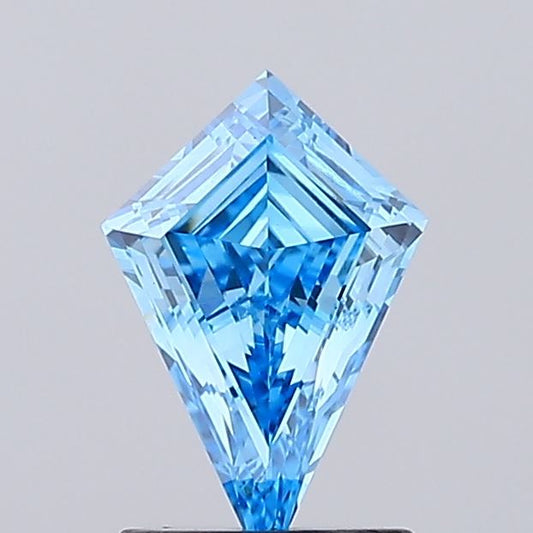 Premium Fancy Vivid Blue Color VS1 Clarity 1.13 CT Antique Shape Moissanite Diamond For Cocktail Ring