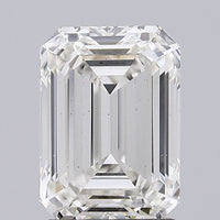 Luxurious VS2 Clarity 2.01 CT Emerald Shape G Color Moissanite Diamond For Her Ring