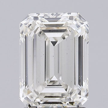 Luxurious VS2 Clarity 2.01 CT Emerald Shape G Color Moissanite Diamond For Her Ring