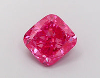 Stylish 2.01 CT Antique Shape Fancy Vivid Pink Color VS2 Clarity Lab Grown Diamond For Birthday Ring