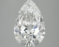 Top Quality 3.06 CT Pear Shape D Color VVS2 Clarity Lab Grown Diamond For After Light