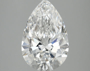 Top Quality 3.06 CT Pear Shape D Color VVS2 Clarity Lab Grown Diamond For After Light