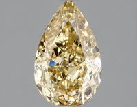 Stylish 1.54 CT Pear Shape Fancy Vivid Yellow Color VS1 Clarity Lab Grown Diamond For Quiet Rain