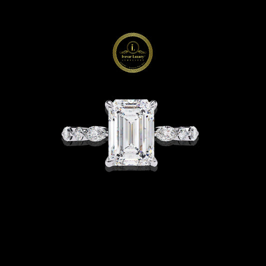 Moissanite Diamond Avalanche Ivevar's Most Luxurious Iced Out Wedding Band