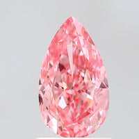 Unique 1.54 CT Pear Shape Fancy Vivid Pink Color VS1 Clarity Lab Grown Diamond For Endless Calm