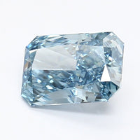 Luxury One 1.18 CT Radiant Shape Fancy Vivid Blue Color VVS2 Clarity Lab Grown Diamond For Held Breath