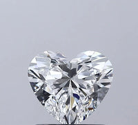Great VS1 Clarity Heart Shape 1.07 CT E Color Moissanite Diamond For Cocktail Ring