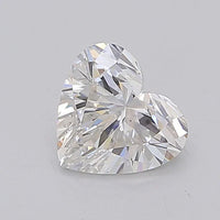 Sparkling Heart Shape 1.00 CT F Color VS1 Clarity Moissanite Diamond For her Ring