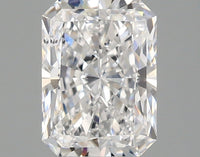 Unique 1.48 CT Radiant Shape D Color SI1 Clarity Lab grown Diamond For Bright Echo