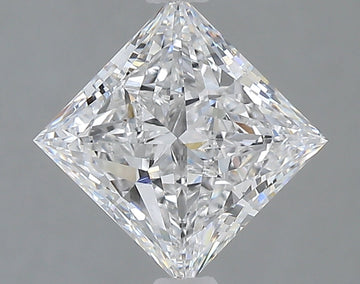 Affordable 2.07 CT Princess Shape D Color VS1 Clarity Lab Grown Diamond For This Calm